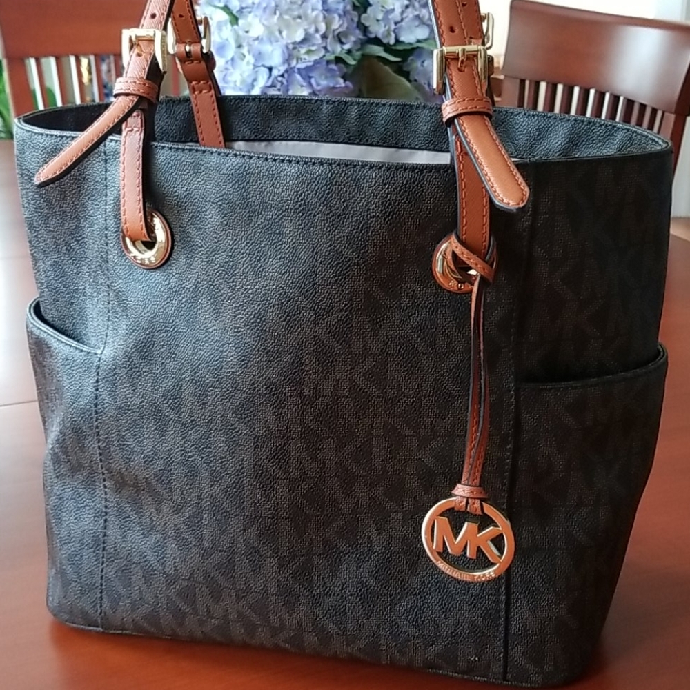 Michael Kors Brown Leather Tote